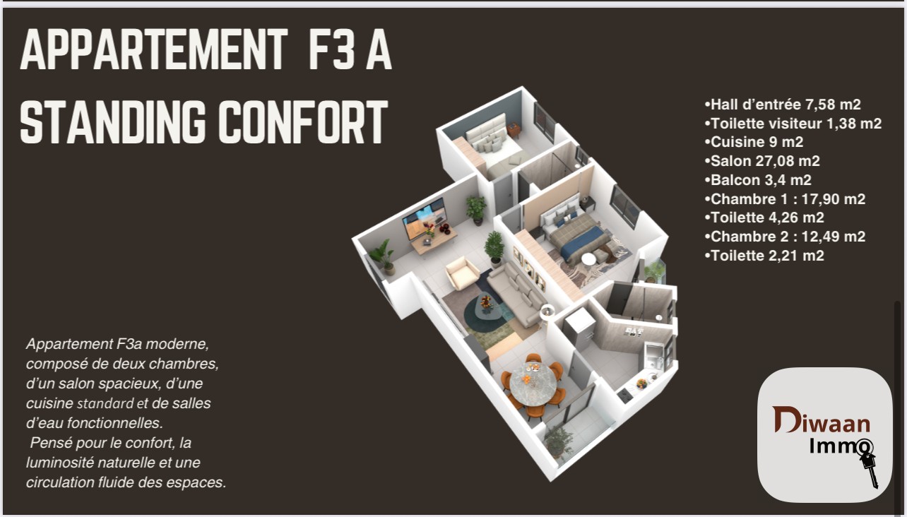 Appartements en vente  VEFA, a liberté 1 à partir de 25 000 000. - Image 6